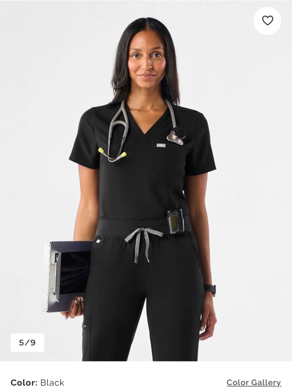 FIGS Scrub Set Catarina Top and Zamora Pants
